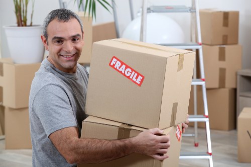 Professional movers from Removals Van Sutton handling a move