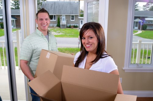 Securely packed household items