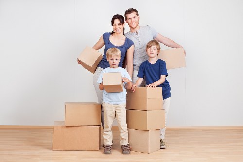 Safe transportation of belongings by removals van in Kilburn